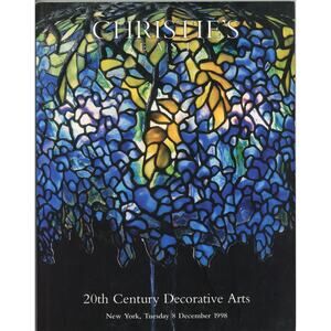 Christie's Auction Catalog Sale 8183 Dec 1998 20th Century Decorative Arts